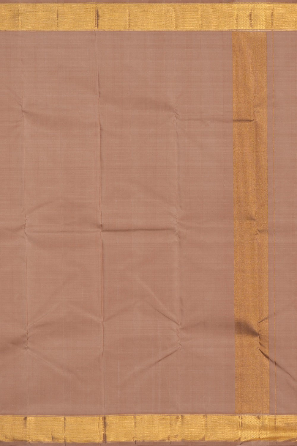 Image of Arani Silk Beige Dhoti With Kanduva (8 X 4) 3 PCS Set